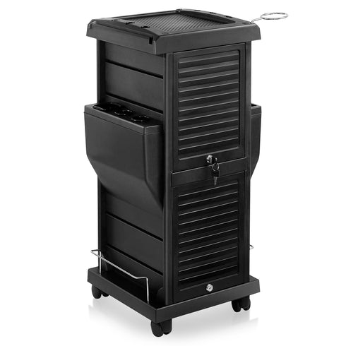 Premium Trolley with Pocket Inserts - Black